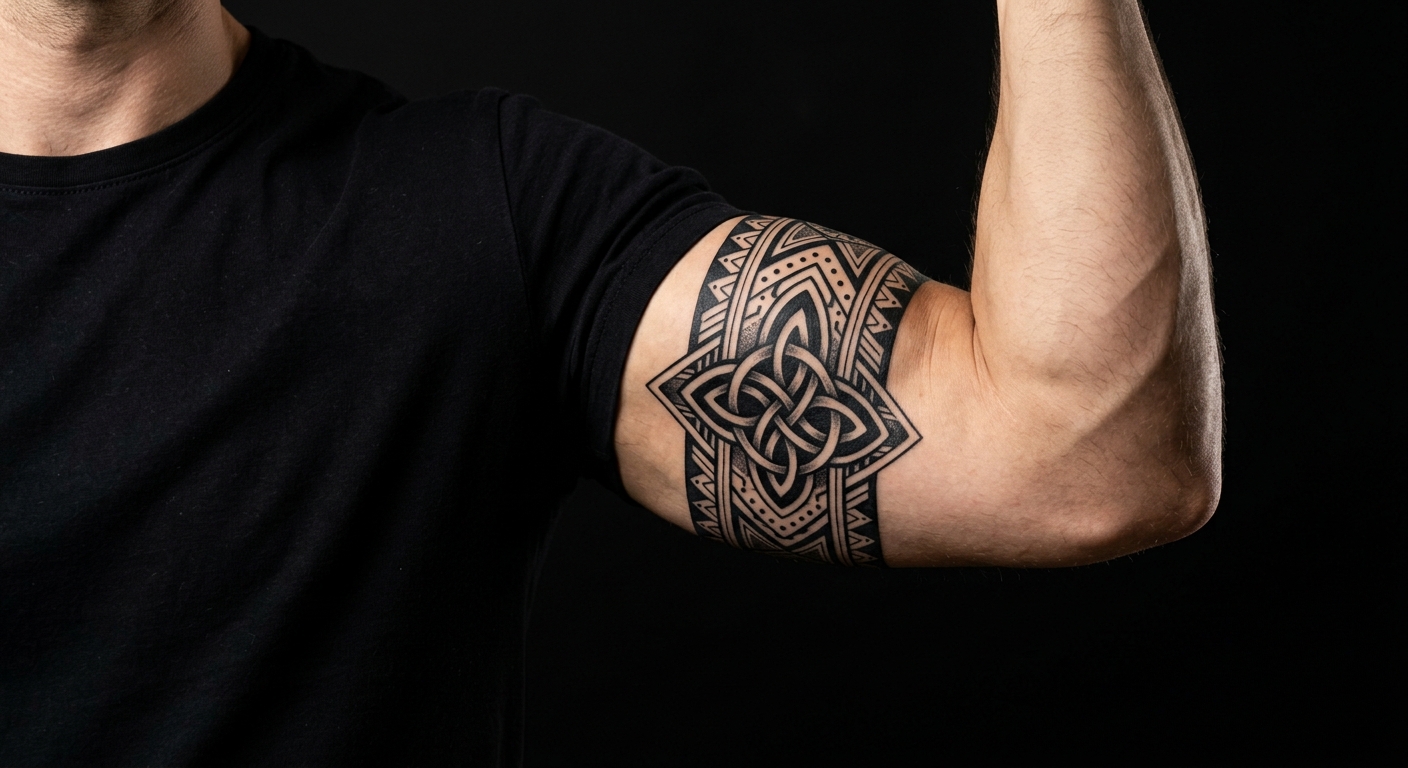 Endless Knot Geometric Band